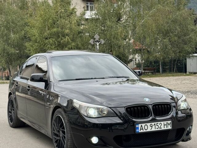 Черный БМВ 5 Серия, объемом двигателя 3 л и пробегом 365 тыс. км за 9500 $, фото 1 на Automoto.ua