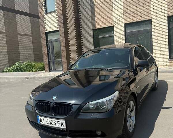 Черный БМВ 5 Серия, объемом двигателя 2.5 л и пробегом 335 тыс. км за 9200 $, фото 1 на Automoto.ua