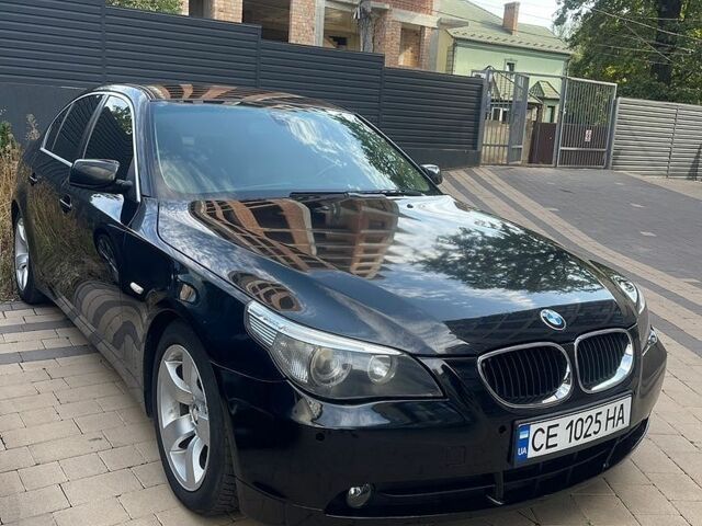 Черный БМВ 5 Серия, объемом двигателя 2.5 л и пробегом 345 тыс. км за 7500 $, фото 1 на Automoto.ua