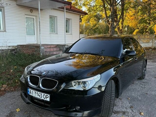 Черный БМВ 5 Серия, объемом двигателя 2.5 л и пробегом 246 тыс. км за 5900 $, фото 1 на Automoto.ua
