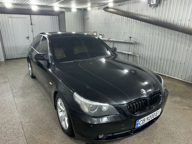 Черный БМВ 5 Серия, объемом двигателя 3 л и пробегом 389 тыс. км за 7800 $, фото 1 на Automoto.ua