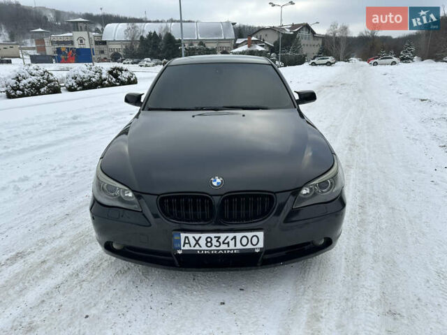 Черный БМВ 5 Серия, объемом двигателя 2.5 л и пробегом 360 тыс. км за 6700 $, фото 1 на Automoto.ua
