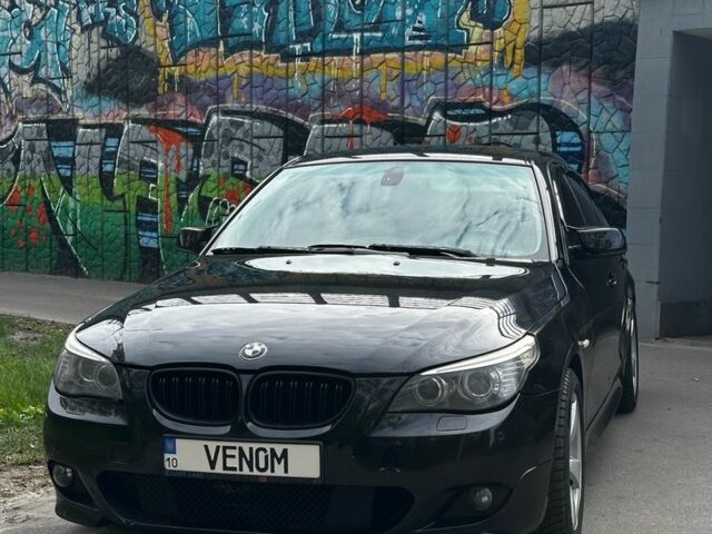 Черный БМВ 5 Серия, объемом двигателя 2.5 л и пробегом 331 тыс. км за 8800 $, фото 1 на Automoto.ua