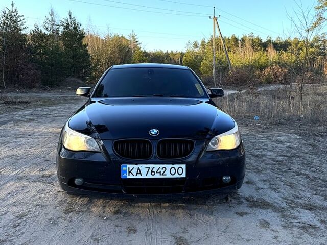 Черный БМВ 5 Серия, объемом двигателя 2.5 л и пробегом 210 тыс. км за 6900 $, фото 1 на Automoto.ua