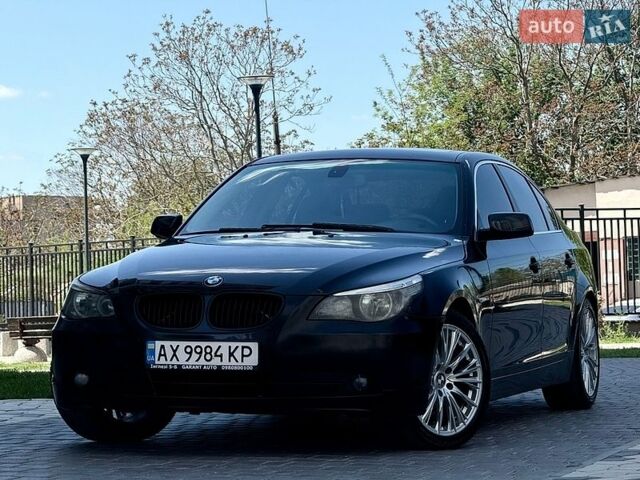 Черный БМВ 5 Серия, объемом двигателя 2.5 л и пробегом 287 тыс. км за 5999 $, фото 1 на Automoto.ua