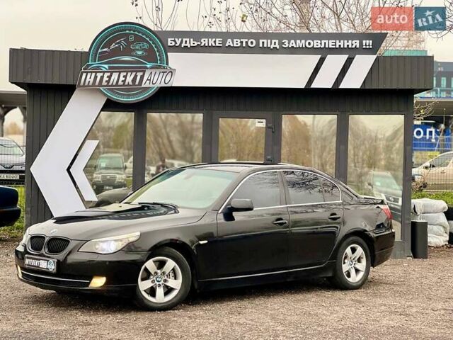 Черный БМВ 5 Серия, объемом двигателя 2 л и пробегом 346 тыс. км за 9700 $, фото 1 на Automoto.ua
