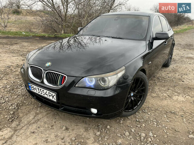 Черный БМВ 5 Серия, объемом двигателя 2.5 л и пробегом 341 тыс. км за 8500 $, фото 1 на Automoto.ua