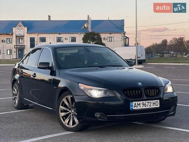 Черный БМВ 5 Серия, объемом двигателя 2.5 л и пробегом 280 тыс. км за 8500 $, фото 1 на Automoto.ua
