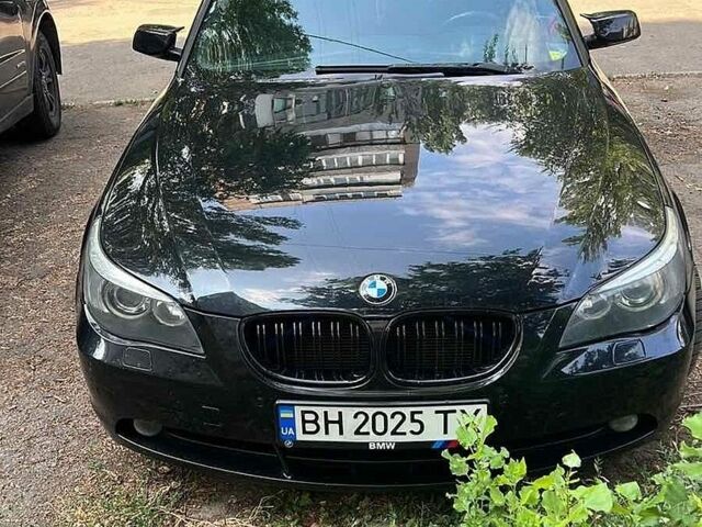 Черный БМВ 5 Серия, объемом двигателя 2.5 л и пробегом 280 тыс. км за 7500 $, фото 1 на Automoto.ua