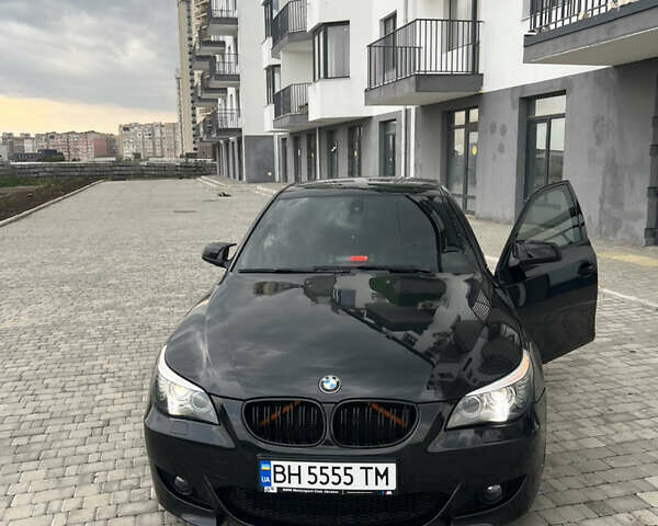 Черный БМВ 5 Серия, объемом двигателя 2.5 л и пробегом 253 тыс. км за 9000 $, фото 1 на Automoto.ua