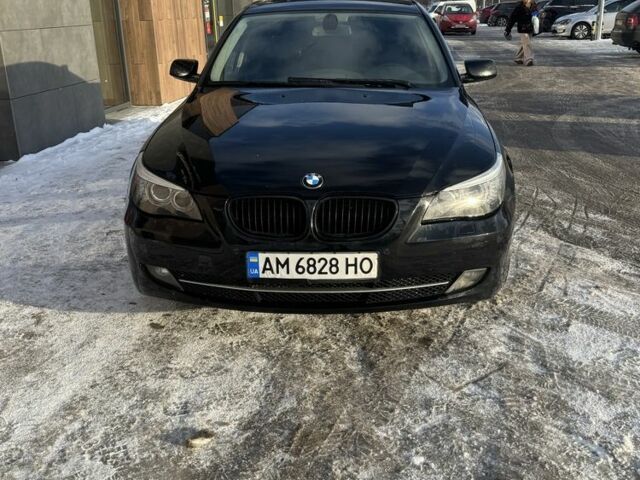 Черный БМВ 5 Серия, объемом двигателя 2.5 л и пробегом 267 тыс. км за 9500 $, фото 1 на Automoto.ua