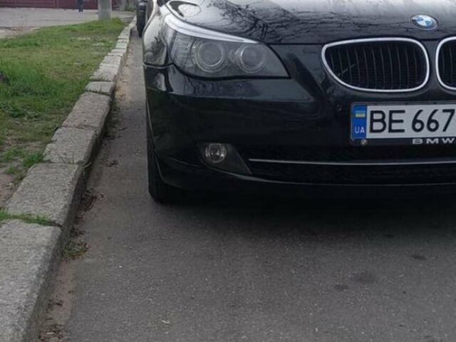 Чорний БМВ 5 Серія, об'ємом двигуна 2 л та пробігом 172 тис. км за 7500 $, фото 1 на Automoto.ua