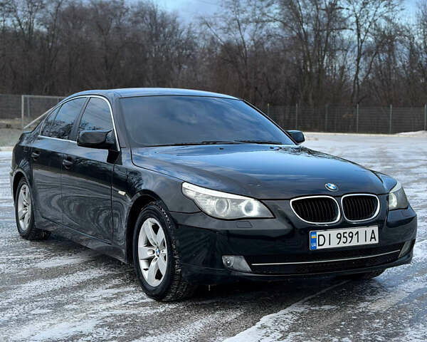 Черный БМВ 5 Серия, объемом двигателя 2 л и пробегом 267 тыс. км за 7300 $, фото 1 на Automoto.ua