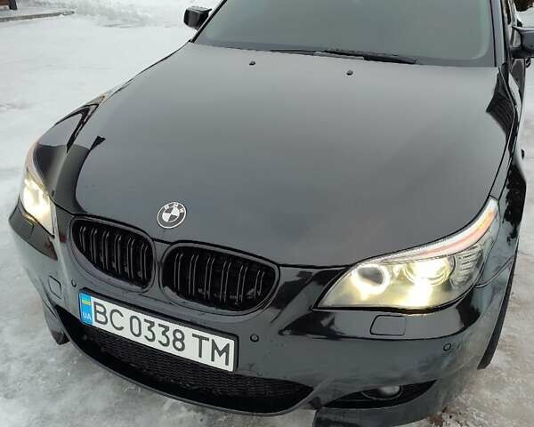 Черный БМВ 5 Серия, объемом двигателя 2 л и пробегом 324 тыс. км за 10500 $, фото 1 на Automoto.ua