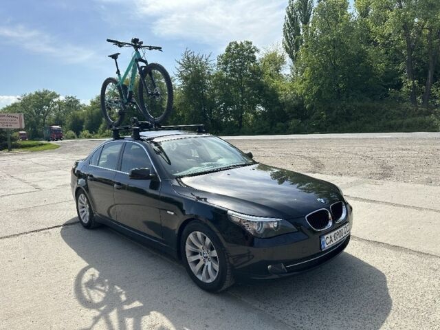 Черный БМВ 5 Серия, объемом двигателя 2 л и пробегом 192 тыс. км за 13000 $, фото 1 на Automoto.ua