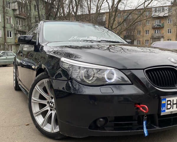 Черный БМВ 5 Серия, объемом двигателя 2 л и пробегом 220 тыс. км за 14000 $, фото 1 на Automoto.ua