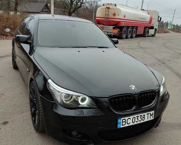 Черный БМВ 5 Серия, объемом двигателя 2 л и пробегом 324 тыс. км за 10900 $, фото 1 на Automoto.ua