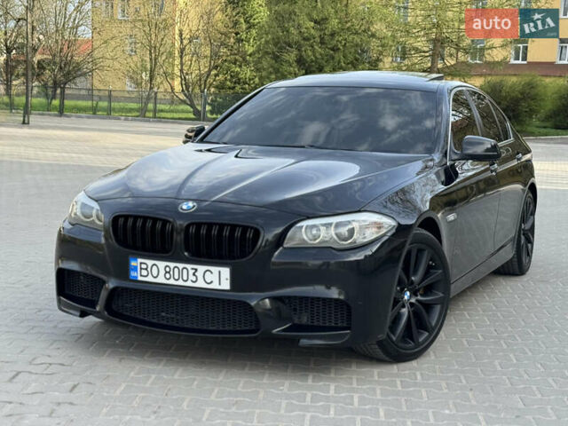 Чорний БМВ 5 Серія, об'ємом двигуна 3 л та пробігом 156 тис. км за 14200 $, фото 1 на Automoto.ua