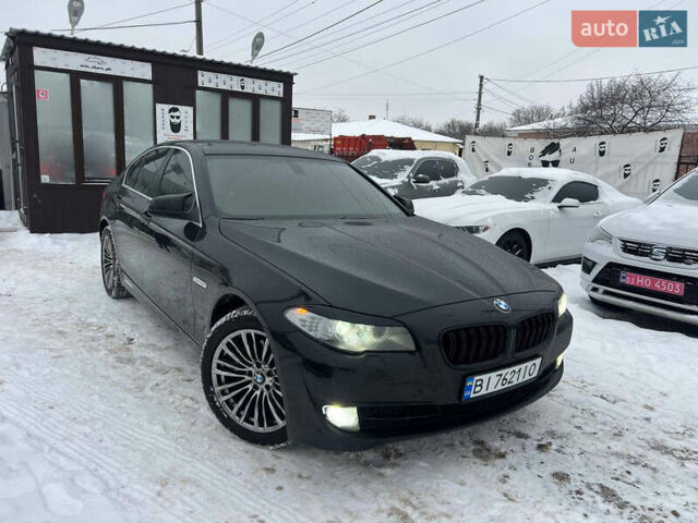 Черный БМВ 5 Серия, объемом двигателя 2 л и пробегом 316 тыс. км за 13800 $, фото 1 на Automoto.ua