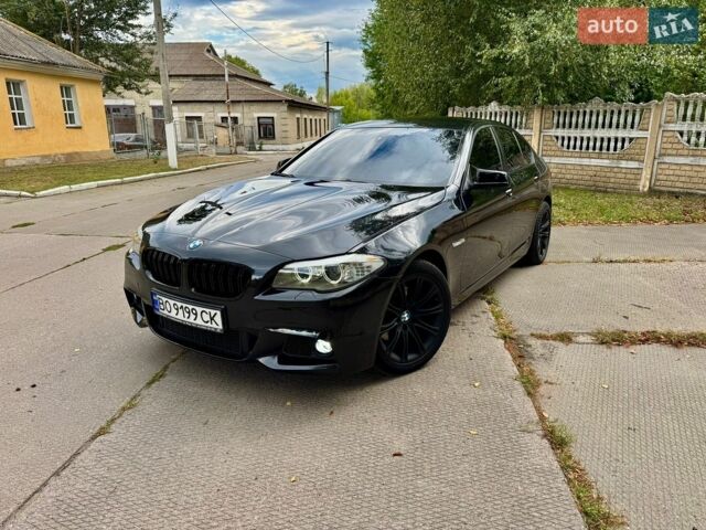 Черный БМВ 5 Серия, объемом двигателя 2 л и пробегом 204 тыс. км за 12700 $, фото 1 на Automoto.ua