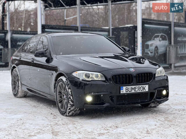 Чорний БМВ 5 Серія, об'ємом двигуна 2 л та пробігом 280 тис. км за 13000 $, фото 1 на Automoto.ua