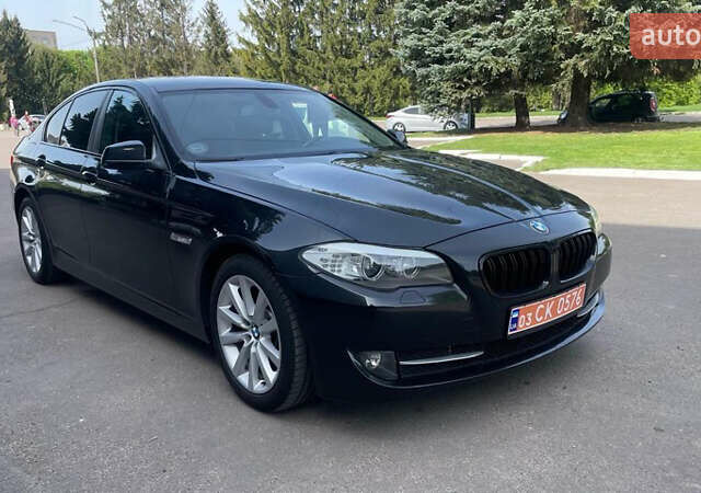 Черный БМВ 5 Серия, объемом двигателя 2 л и пробегом 250 тыс. км за 13800 $, фото 1 на Automoto.ua