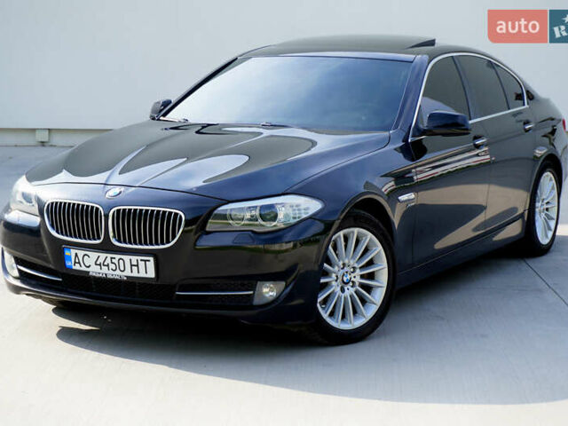 Черный БМВ 5 Серия, объемом двигателя 3 л и пробегом 215 тыс. км за 15850 $, фото 1 на Automoto.ua