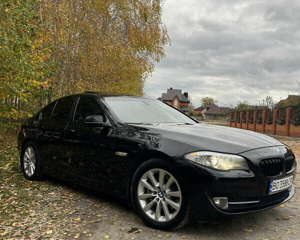Черный БМВ 5 Серия, объемом двигателя 2 л и пробегом 370 тыс. км за 13300 $, фото 1 на Automoto.ua