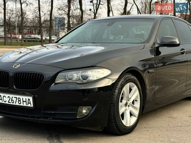 Черный БМВ 5 Серия, объемом двигателя 2 л и пробегом 223 тыс. км за 11900 $, фото 1 на Automoto.ua