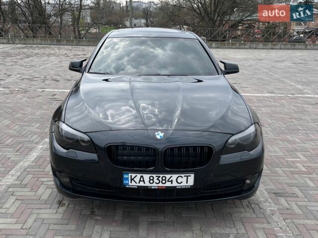 Черный БМВ 5 Серия, объемом двигателя 2 л и пробегом 217 тыс. км за 12000 $, фото 1 на Automoto.ua