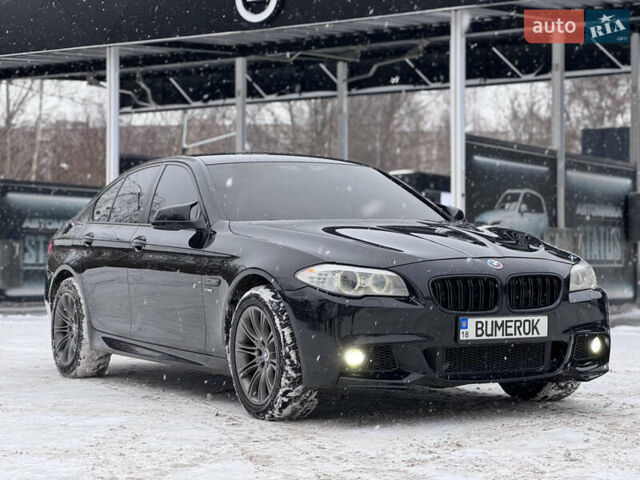 Черный БМВ 5 Серия, объемом двигателя 2.5 л и пробегом 283 тыс. км за 11900 $, фото 1 на Automoto.ua