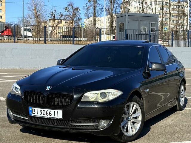 Чорний БМВ 5 Серія, об'ємом двигуна 2 л та пробігом 240 тис. км за 12300 $, фото 1 на Automoto.ua