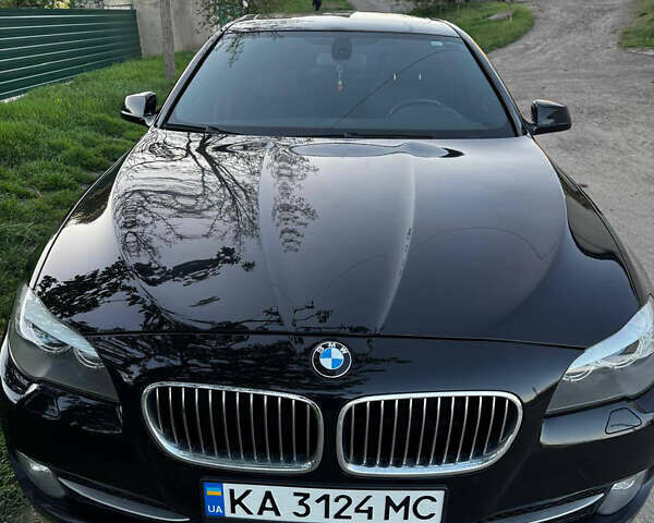 Чорний БМВ 5 Серія, об'ємом двигуна 2 л та пробігом 160 тис. км за 11250 $, фото 1 на Automoto.ua