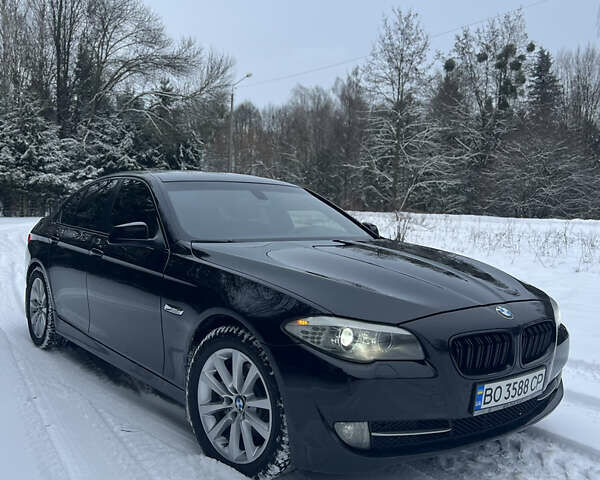 Черный БМВ 5 Серия, объемом двигателя 2 л и пробегом 370 тыс. км за 14100 $, фото 1 на Automoto.ua