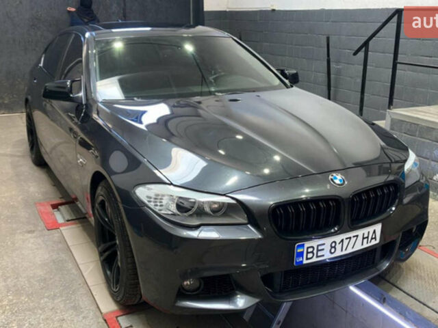 Чорний БМВ 5 Серія, об'ємом двигуна 2 л та пробігом 217 тис. км за 13500 $, фото 1 на Automoto.ua