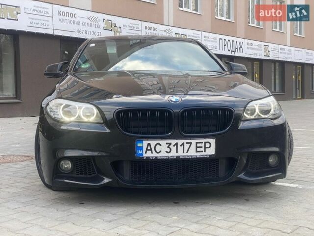 Чорний БМВ 5 Серія, об'ємом двигуна 3 л та пробігом 211 тис. км за 20000 $, фото 1 на Automoto.ua