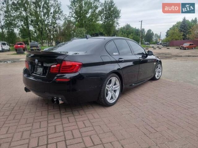 Чорний БМВ 5 Серія, об'ємом двигуна 3 л та пробігом 209 тис. км за 13750 $, фото 1 на Automoto.ua