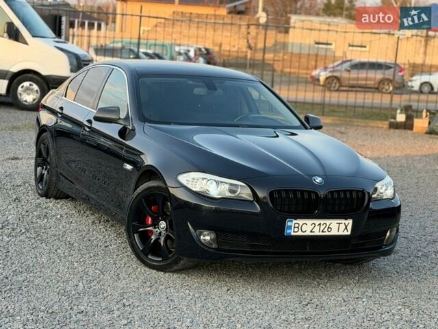 Черный БМВ 5 Серия, объемом двигателя 2 л и пробегом 290 тыс. км за 13950 $, фото 1 на Automoto.ua