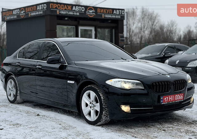 Чорний БМВ 5 Серія, об'ємом двигуна 2 л та пробігом 257 тис. км за 13500 $, фото 1 на Automoto.ua