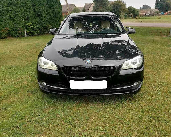 Черный БМВ 5 Серия, объемом двигателя 2 л и пробегом 185 тыс. км за 12500 $, фото 1 на Automoto.ua