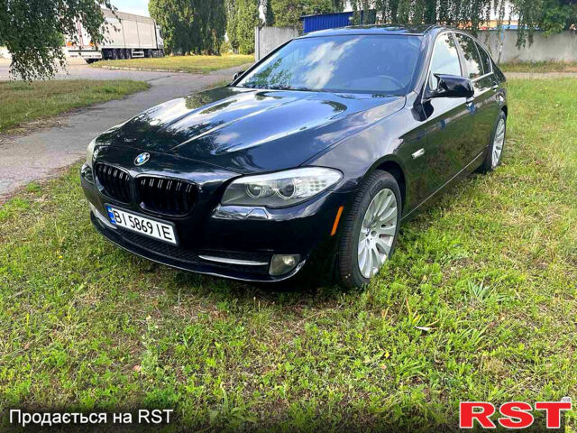 Черный БМВ 5 Серия, объемом двигателя 3 л и пробегом 100 тыс. км за 13500 $, фото 1 на Automoto.ua