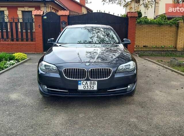 Черный БМВ 5 Серия, объемом двигателя 3 л и пробегом 152 тыс. км за 14150 $, фото 1 на Automoto.ua