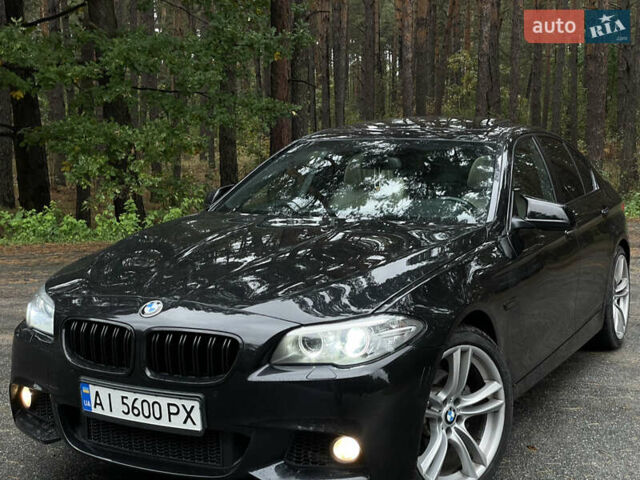 Черный БМВ 5 Серия, объемом двигателя 2 л и пробегом 210 тыс. км за 13200 $, фото 1 на Automoto.ua