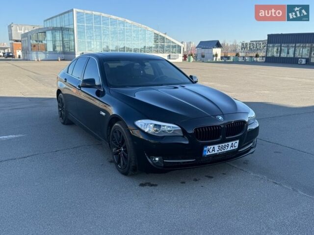 Чорний БМВ 5 Серія, об'ємом двигуна 2 л та пробігом 174 тис. км за 13400 $, фото 1 на Automoto.ua