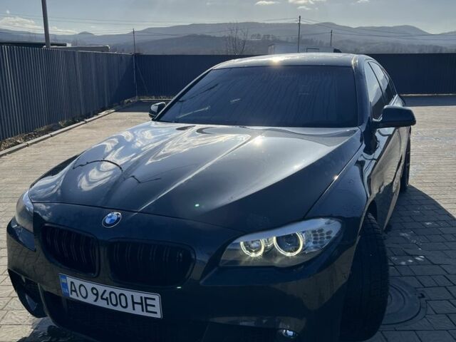 Черный БМВ 5 Серия, объемом двигателя 2 л и пробегом 192 тыс. км за 12000 $, фото 1 на Automoto.ua