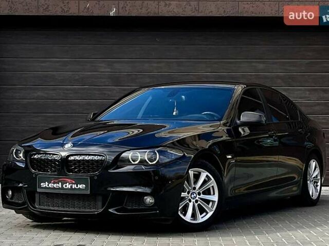 Черный БМВ 5 Серия, объемом двигателя 2 л и пробегом 221 тыс. км за 13199 $, фото 1 на Automoto.ua
