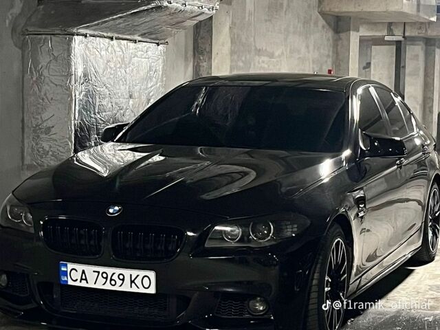 Чорний БМВ 5 Серія, об'ємом двигуна 2 л та пробігом 245 тис. км за 14000 $, фото 1 на Automoto.ua