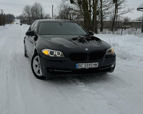 Чорний БМВ 5 Серія, об'ємом двигуна 2 л та пробігом 202 тис. км за 13350 $, фото 1 на Automoto.ua