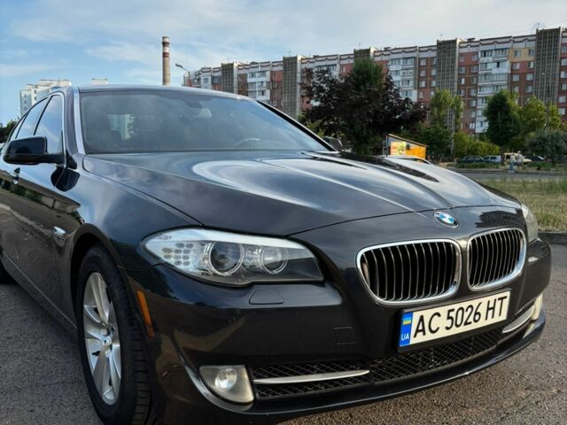 Черный БМВ 5 Серия, объемом двигателя 2 л и пробегом 200 тыс. км за 12500 $, фото 1 на Automoto.ua