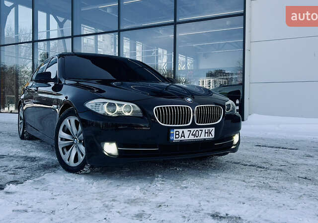 Черный БМВ 5 Серия, объемом двигателя 2 л и пробегом 234 тыс. км за 11800 $, фото 1 на Automoto.ua